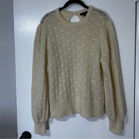 Women's Pink Knit Sweater - Picture 3 of 12